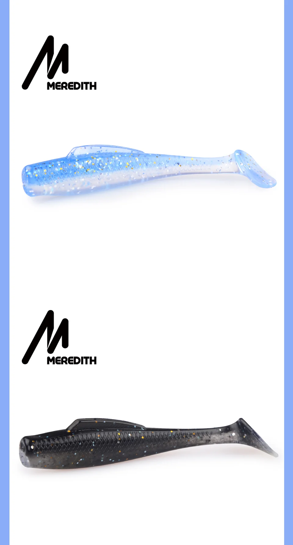 Meredith 3,1" 8 шт./лот блесна рыболовные приманки мягкие силиконовые искусственные плавающие пластиковые приманки воблеры