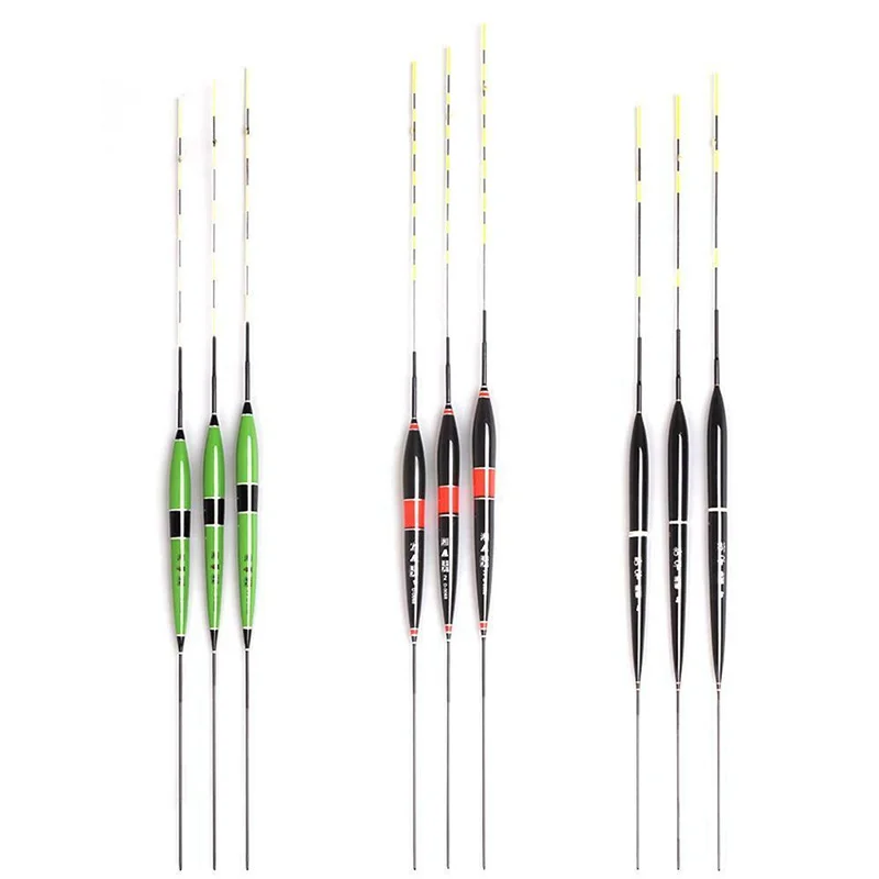 Newly 3 Pcs Smart Fishing Float LED Light Night Luminous Floats Gravity Automatically Remind FMS19