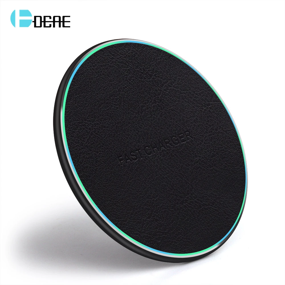 

DCAE Qi Wireless Charger For iPhone 8 X XR XS Max QC 3.0 10W USB Fast Wireless Charging Pad for Samsung S10 S9 S8 Note 8 9