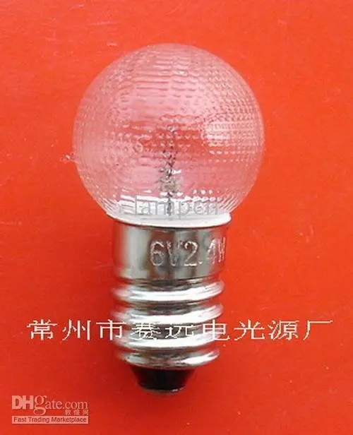 

NEW! miniature lamp e10 g14 6v 2.4w a066