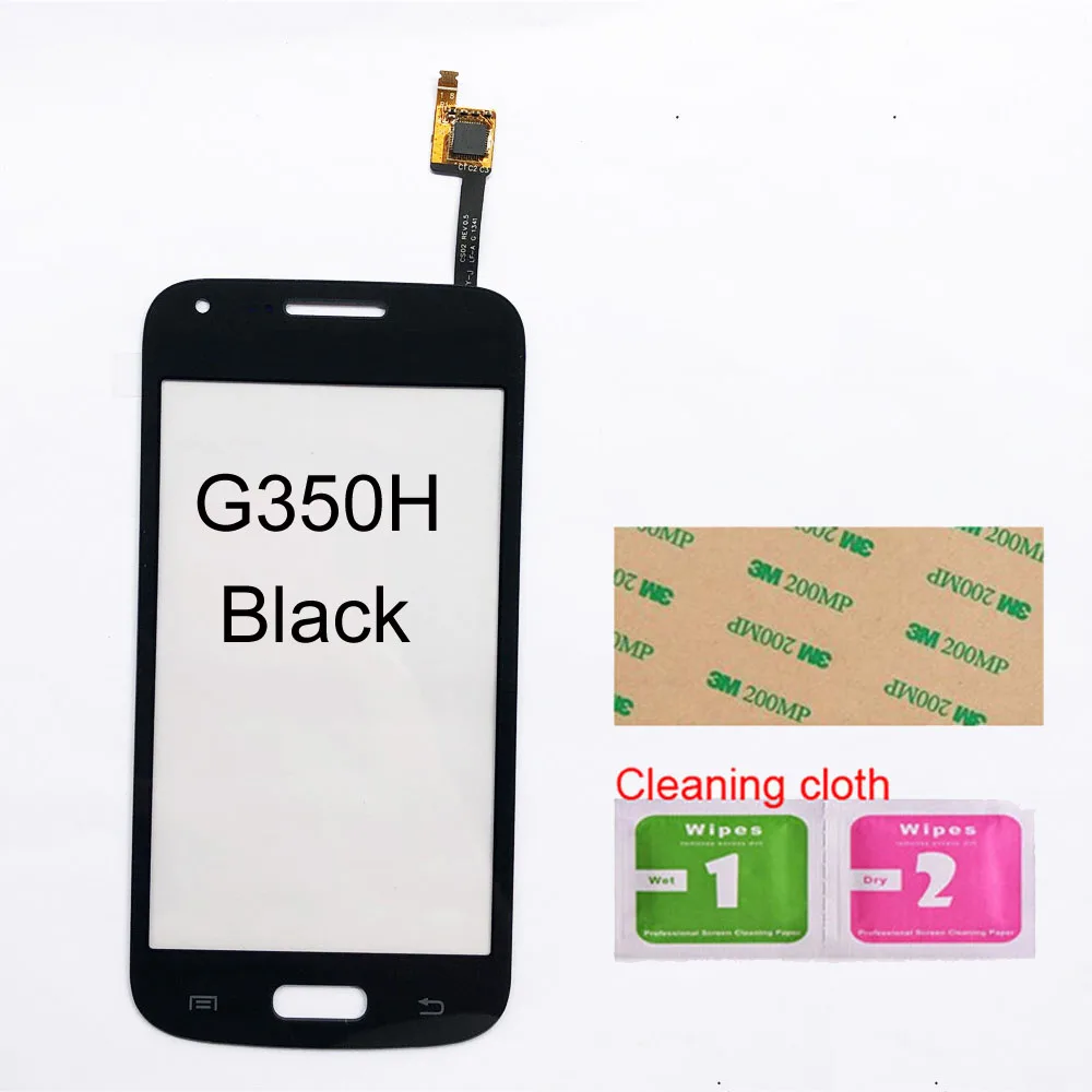 4,3 Сенсорный экран для samsung Galaxy Star Advance G350E G350H SM-G350E Сенсорный экран планшета touch Панель спереди Стекло объектив Сенсор - Цвет: Black No Tools