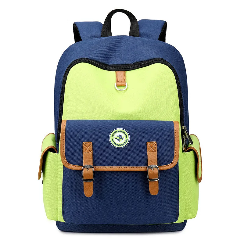 Детские школьные сумки, ортопедический рюкзак, школьный рюкзак, водонепроницаемые школьные сумки для девочек и мальчиков, Детские рюкзаки, Mochila Escolar - Цвет: green big