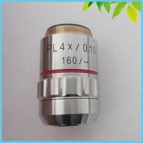 Биологический микроскоп 4X план объектива стандартная резьба RMS|biological microscope|objective