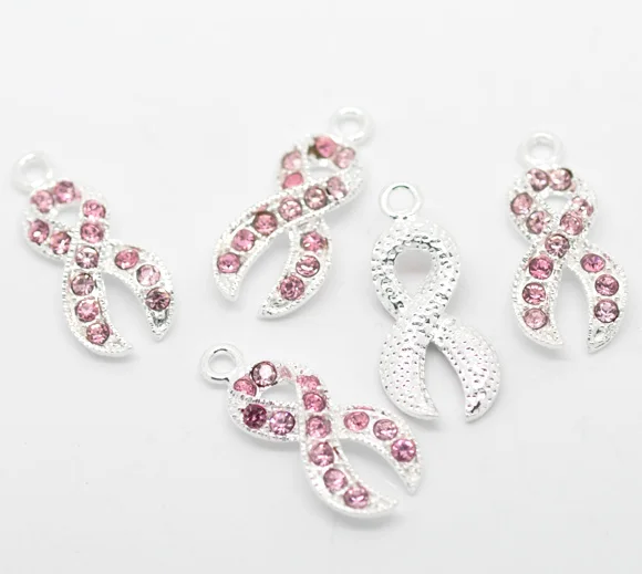 DoreenBeads подвески из цинкового металлического сплава ленты с серебряным покрытием