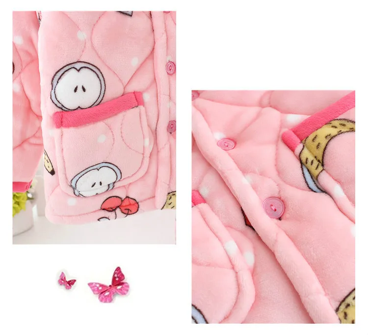 Pijama infantil; детская одежда; зимние пижамные комплекты; утепленная Пижама; комплект; детские пижамы; детская фланелевая одежда для сна; пижамы для младенцев