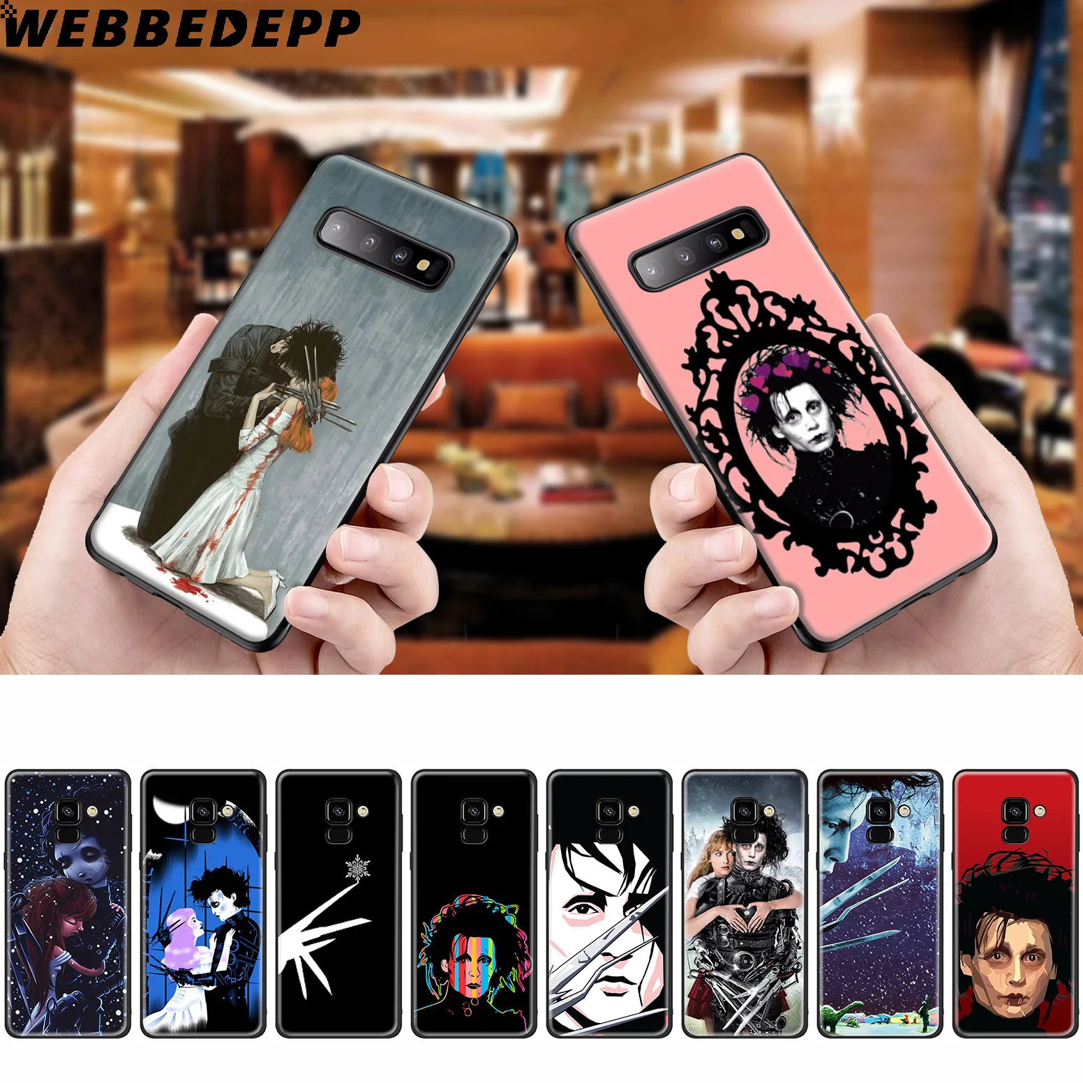 

WEBBEDEPP Edward Scissorhands Movie Silicone Case for Samsung Galaxy A3 A5 A6 A7 A8 A9 A10 A20 A30 A40 A50 A70 M10 M20 M30