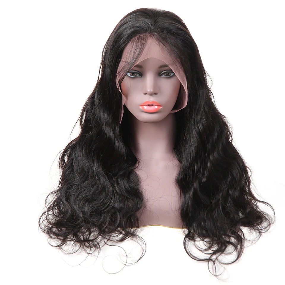 Real Human Hair Brazilian Human Hair Wigs Body Wave Lace Front Human