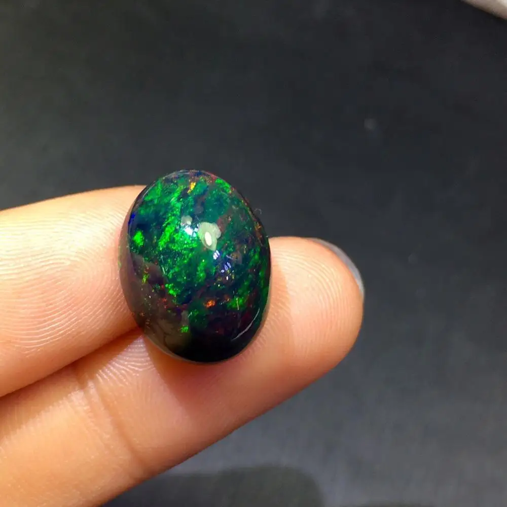 

Black Opal Natural 9.32ct Black Opal Gemstones Loose Stones for Jewelry Making