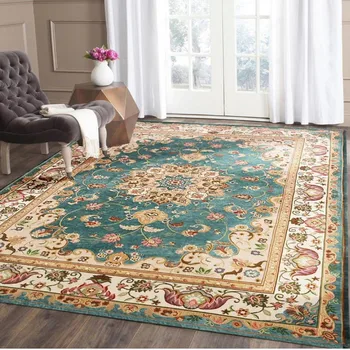 

Retro style classical carpet big size living room coffee table carpet, rectangle ground mat , Persian home decoration mat