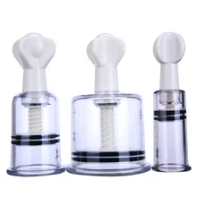 Breast Sucker Clitoris Stimulator Massager Nipple Clamps Breast Enlarger Vibrating Pump Adult Game Sex Toys For Couples Flirting