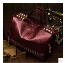 2016 spring and summer genuine leather handbags Messenger Bag fashion trend b big handbag ladies shoulder bag