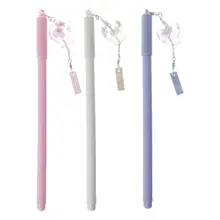 Гелевая ручка 0,5 мм Kawaii Wind подвеска-колокольчик нейтральные ручки для школьниц подарок для письма офисные принадлежности канцелярские принадлежности новинка