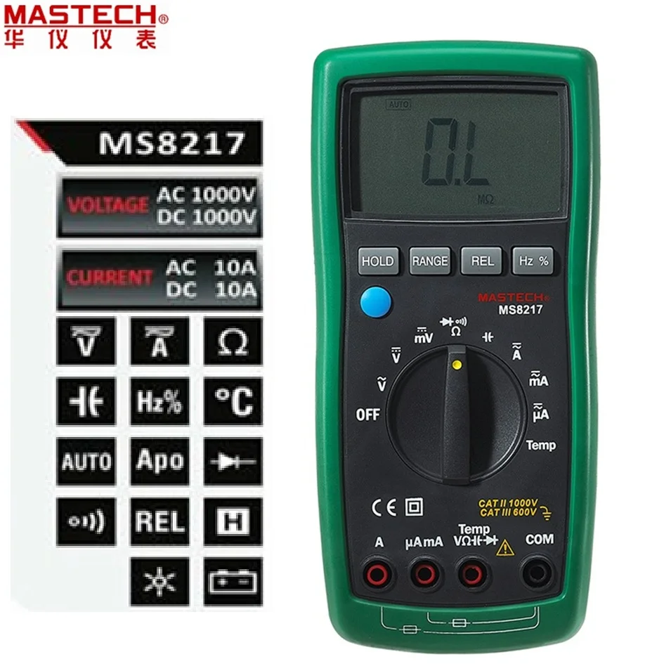 1pcs-MASTECH-MS8217-Digital-Multimeter-Meter-AC-DC-Voltage-Current-Resistance-Capacitance-Tester-with-Temperature-Measurement
