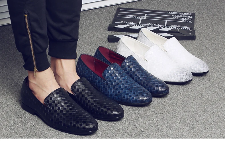 Men's Casual Shoes Mens Shoes Casual Spring Autumn Mens Shoes Casual Slip On White Men Loafers Italian Plus Size 46 47 48 socks (2)