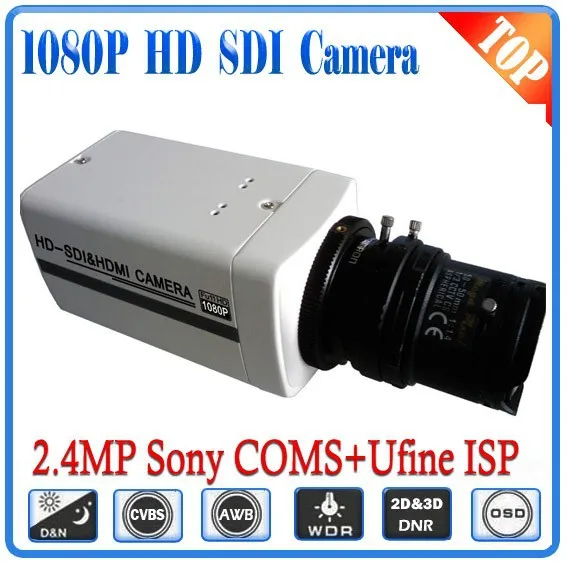 Бесплатная доставка 1080P HD SDI пуля камера с 2 8 12 мм объективом WDR osd 3D DNR 43