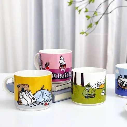 Moomin мультфильм кружка Snorkmaiden Snufkin Little My Sniff The Snork Stinky Mymble Caneca кофейная чашка Muumi подарки для детей