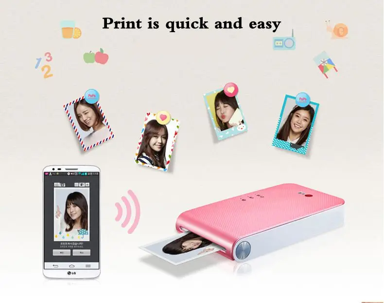 Для PD239 Карманный Bluetooth принтер карманный портативный цветной фотопринтер мини домашний фотопринтер, беспроводной Смартфон printerpd-239