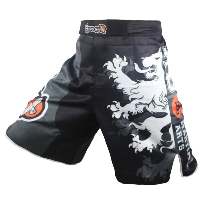 Professional Boxing Pants for Men Printing MMA Shorts Breathable Fighting Muay Thai Training Pants Gym Sanda Sports Clothing