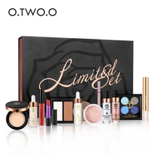 O. TWO. O, черного и золотого цвета серия 12 шт./компл. макияж ящик для инструментов с косметикой профессиональная акустическая система Красота Make Up набор косметики