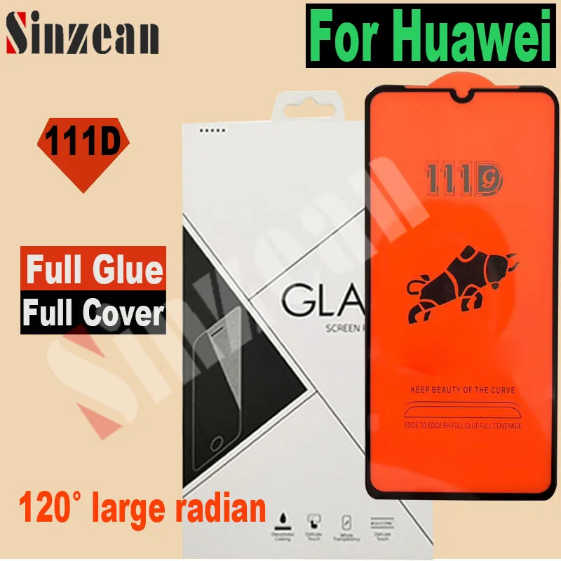 50 шт. для huawei P30 lite/P20 lite /mate 20 lite/mate 30 lite/mate 10 lite 111D полное покрытие закаленное стекло Защита экрана