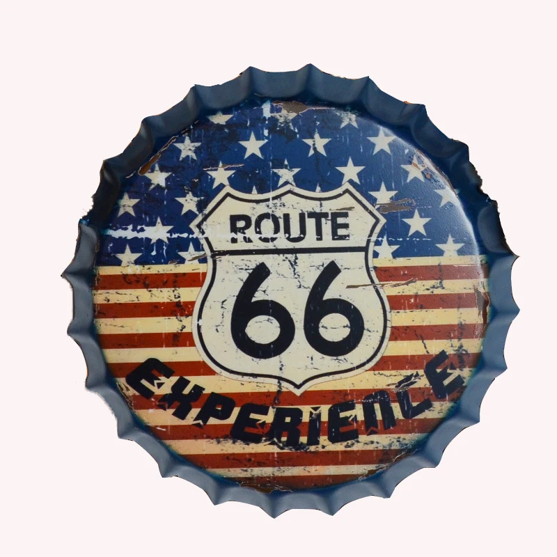 35cm Experience Vintage Tin Signs Bar Lounge Culb Wall Decor Metal Beer