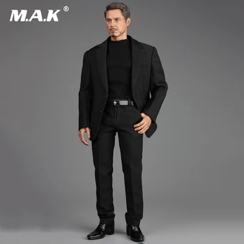 

1/6 Male Figure Accessory A013 Iron Man TONY Gentleman Suit Set & Shoes Model for 12'' Action Figures Model Body Accessories