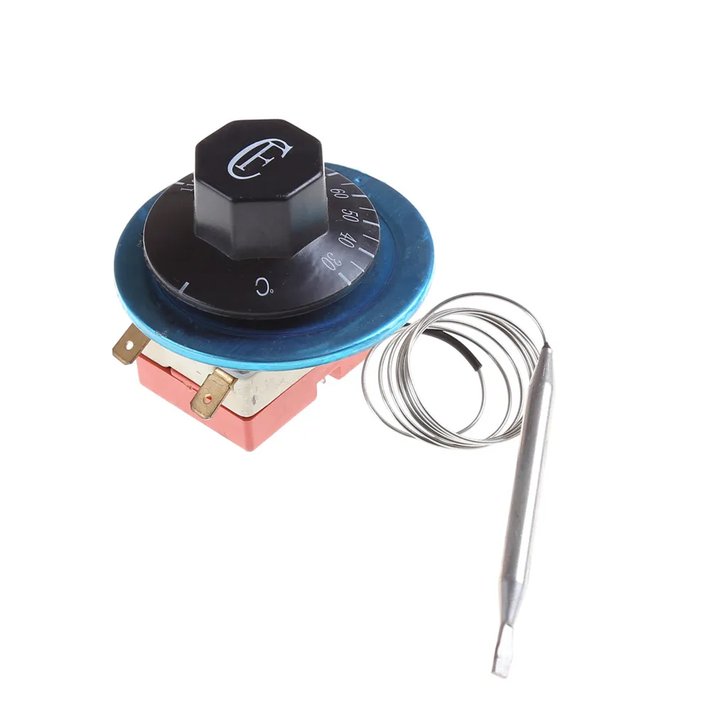 1 шт. черный термостат циферблат контроль температуры переключатель для электрической духовки циферблат AC220V 16A