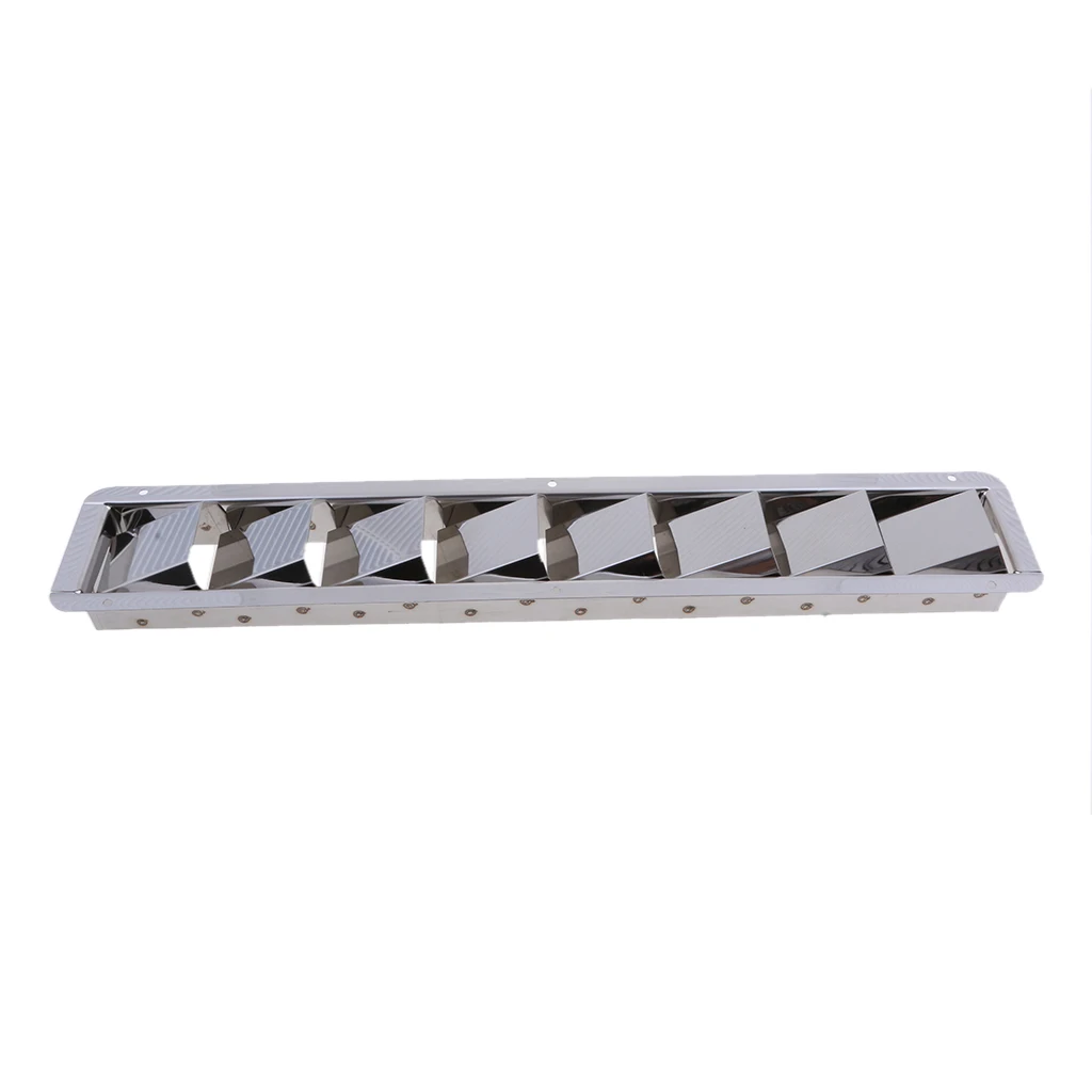 2 Pieces Air Vent/8 Louvres Stainless Steel - Marine/Boat/Yacht/Caravans Hardware