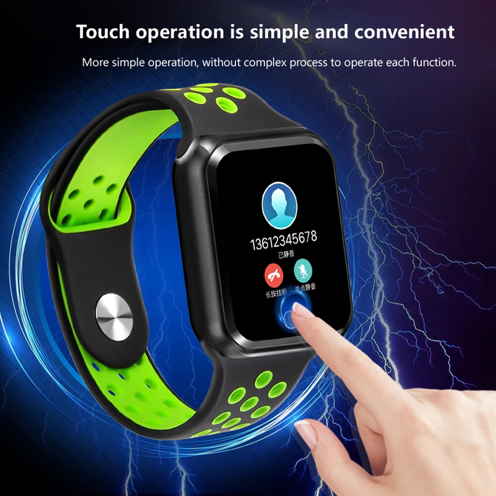 Preise Robotsky S226 Smart Uhr IP67 Wasserdicht Heart Rate Monitor Blutdruck Frauen männer Smartwatch Standly 15 Tag Für Android ios
