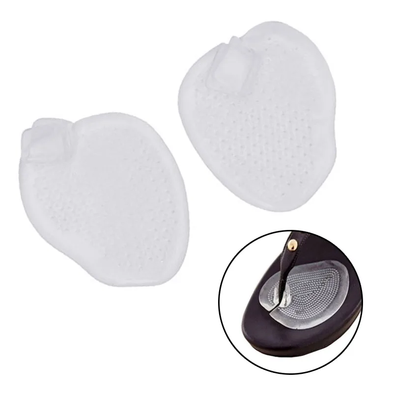

THINKTHENDO 1Pair Gel Forefoot Shoes Grip Pads Flip Flop Sandals Cushion Insoles Antislip