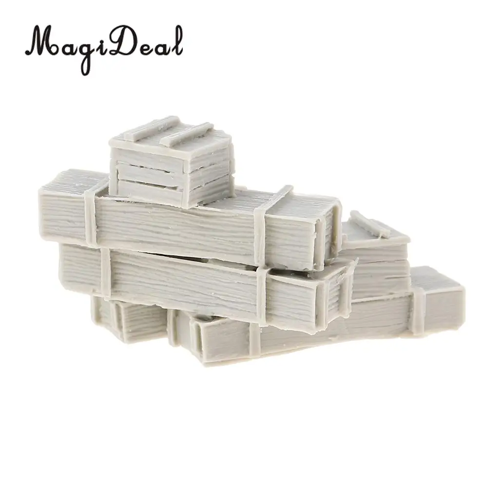 Tooyful 1/35 Resin Figure Kits Bullet Boxes Miniature War Game Accessory Unpainted