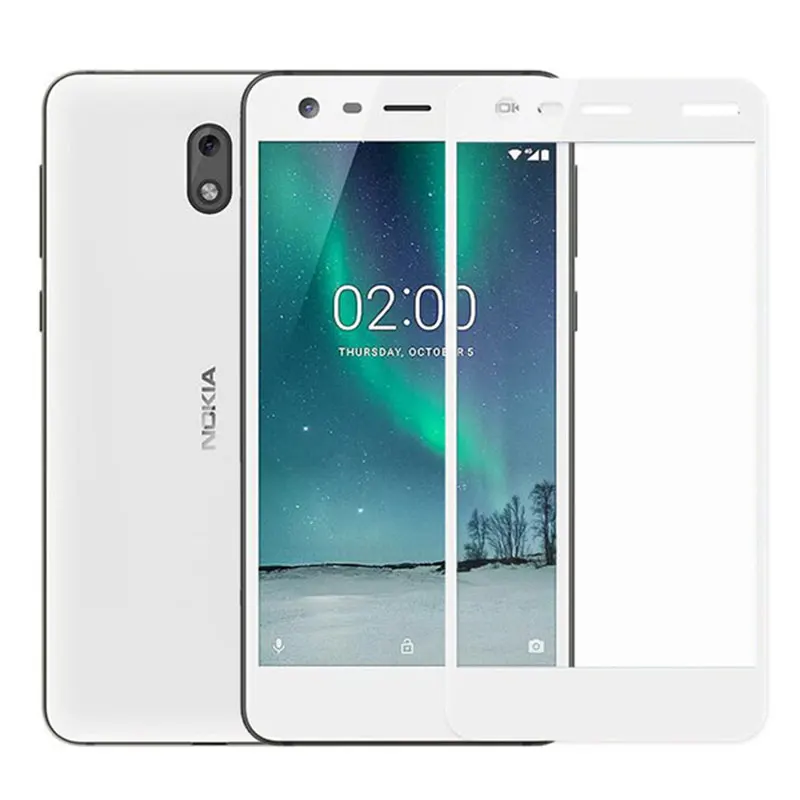 2 шт для Nokia 2 закаленное стекло Nokia 2 Защитное стекло для экрана для Nokia 2 Nokia2 TA-1029 TA-1035 полная крышка защитная пленка 5,0