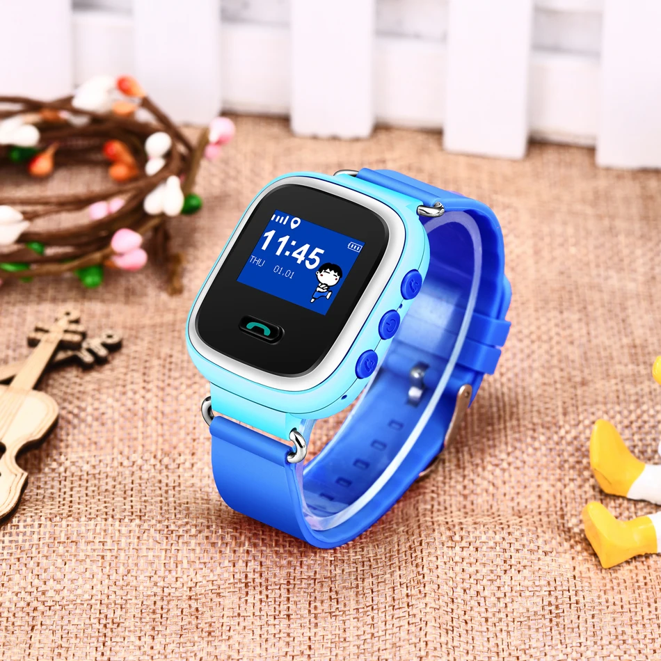 

LIGE Large Capacity Battery Children Smart Watch Positioning LBS Tracker Support SIM Card Digital Watch Reloj inteligente+Box