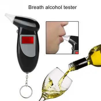 

LCD Display Digital Alcohol Tester Professional Alert Breath Alcohol Tester Device Analyzer Detector Test Toiletry Kits