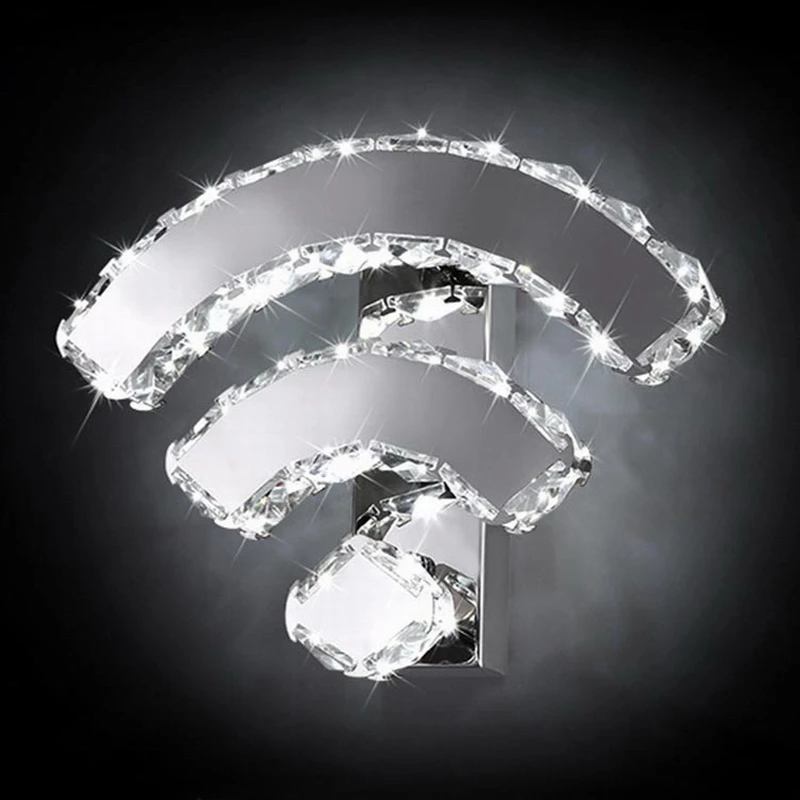 الحمام الغرور رواية كريستال led أضواء مصابيح الحائط/النمط الحديث المعاصر جدار إضاءة/مصابيح الحائط الفاخرة