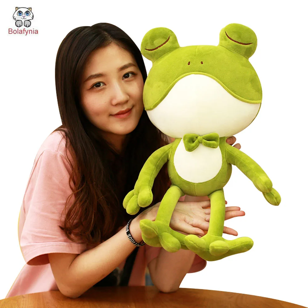 Children Plush Stuffed Toy Baby Kid Christmas Birthday Gift Cute Green Frog 50cm | Игрушки и хобби