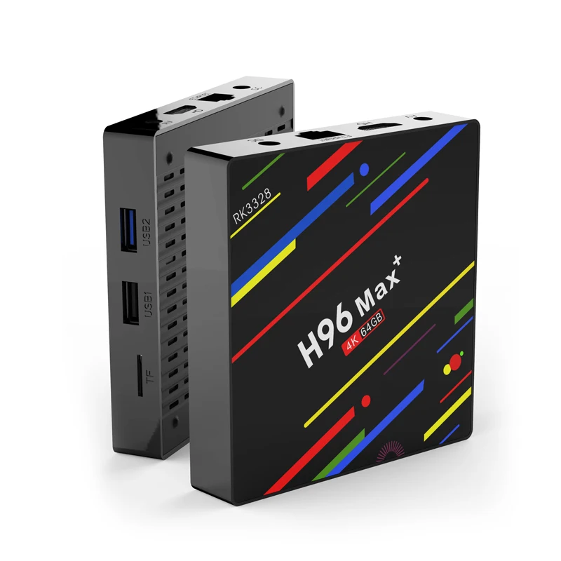 H96 MAX plus 4 GB 64 GB Android 81 caja de TV RK3328 Quad Core 4g/32G USB 30 Smart 4 K Set Top Box Media Player Box Youtube Ne
