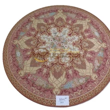 Ковры для спальни круглый ковер из обюссона ручной шерстяные ковры 244 см X 244 см(8 x 8') ya-006 8X8 gc125aub yg15