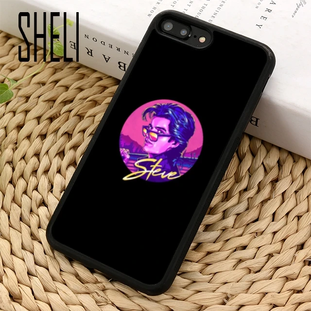 Чехол SHELI stranger things Steve для iPhone 5 6 6s 7 8 plus 11 pro X XR XS max Samsung S6 S7 edge S8 S9 S10 |