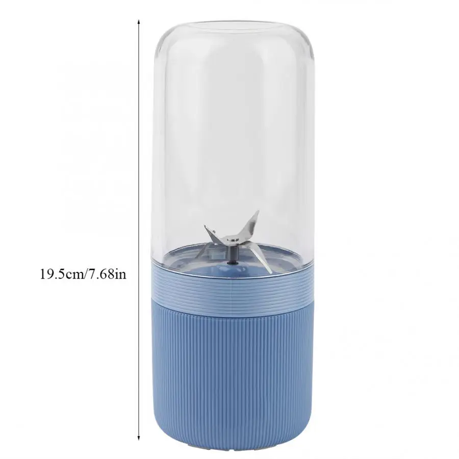 

400ML Portable USB Rechargeable Mini Juice Blender Cup Travel Fruits Mixer Bottle Portable