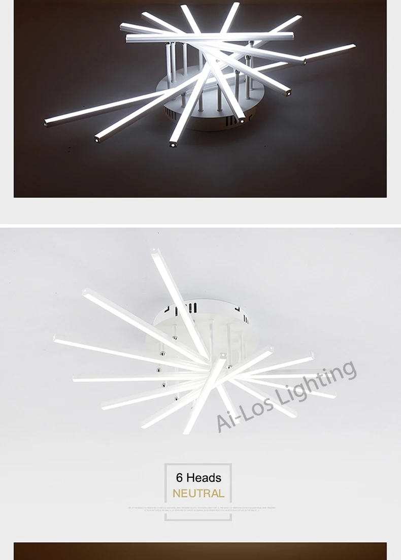 Модный креативный современный светодиодный светильник для гостиной, спальни, светодиодный светильник