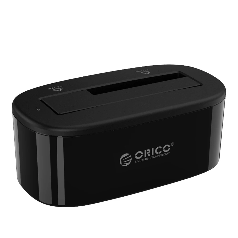 Черный Док-станция Orico Hdd 5 Гбит/с, супер скоростная док-станция для жесткого диска Usb 3,0 на Sata для жесткого диска размером 3,5 дюйма - Цвет: Черный
