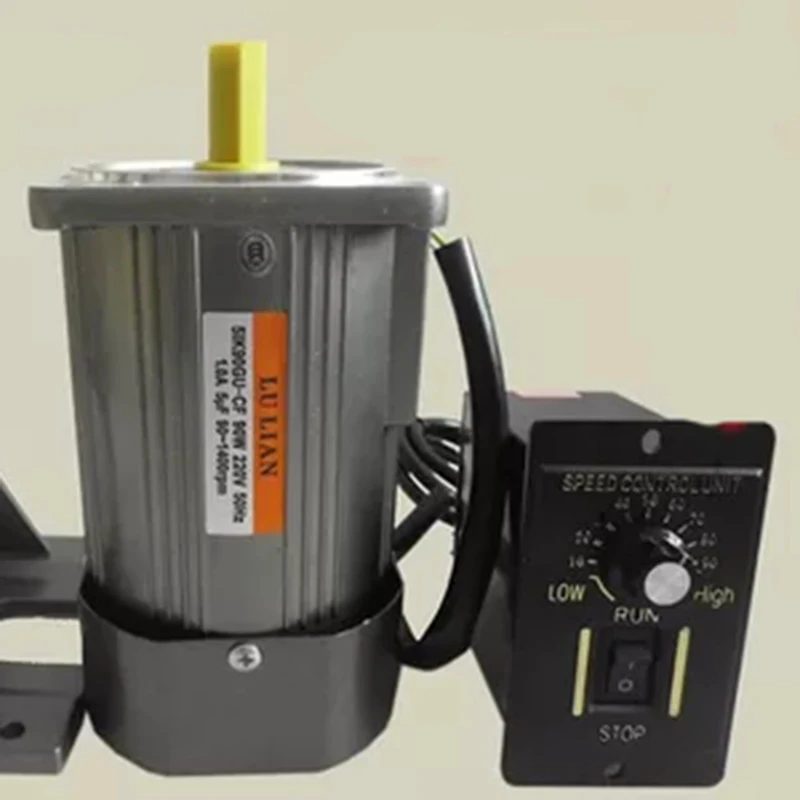 

90W 120W 140W 180W high speed motor AC220V 0-1400RPM high speed speed control motor can reverse positive torque + speed governor