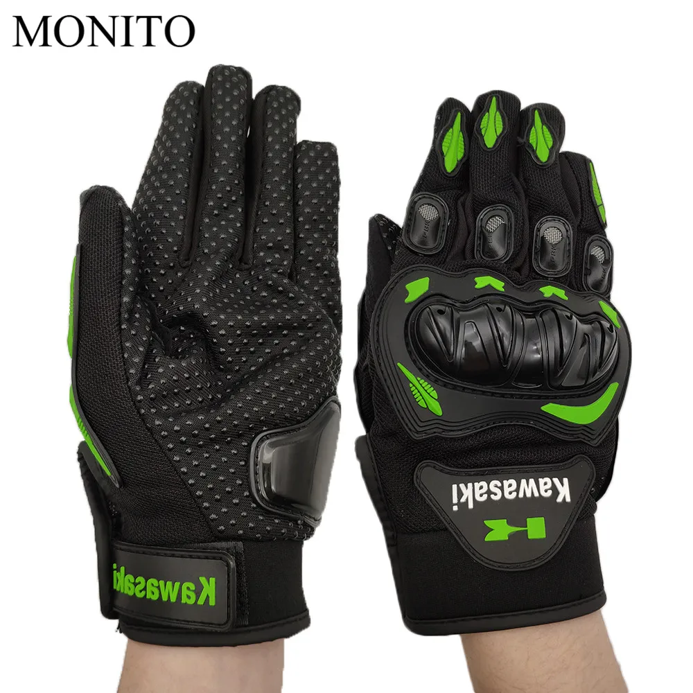 

Hot Motorcycle Full Finger Gloves Motocross Warm Safety Protective Gloves For KAWASAKI Z800 Z750 Z900 ZZR600 EX500 Z 800 750 900