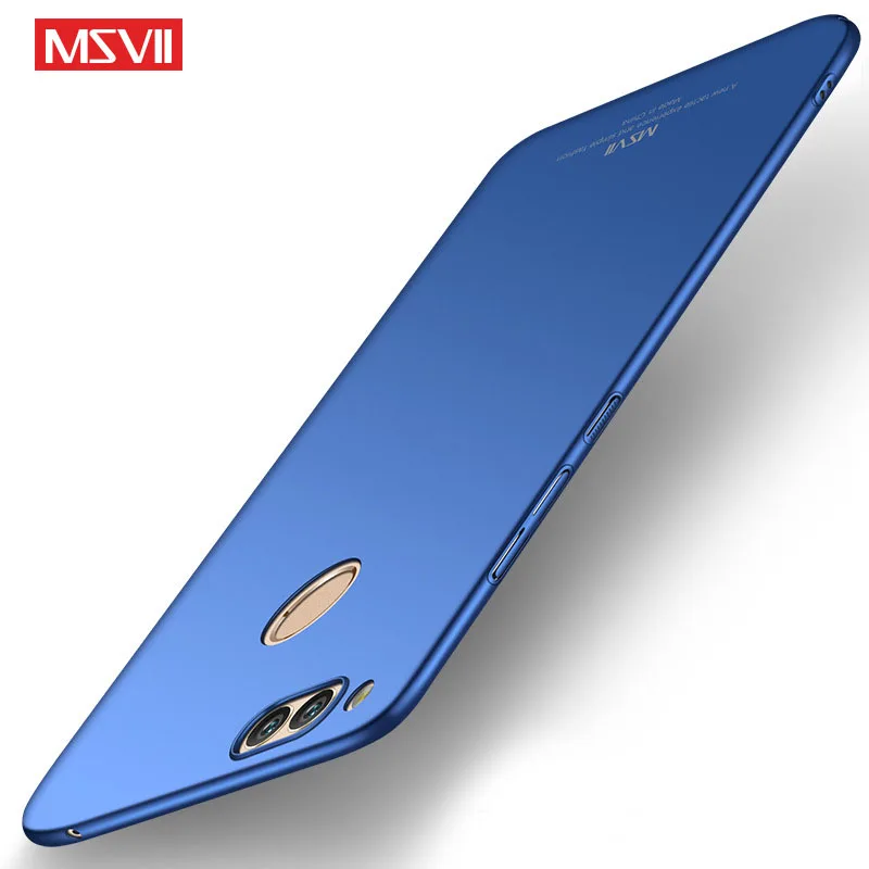 

MSVII Original Cases For Huawei Honor 7X Smooth & Matte Slim 360 Full Protection PC Hard Back Cover Coque Phone Case Housing