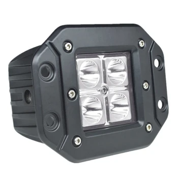 

ECAHAYAKU 2pcs 12W Flush Mount Led Buper Light IP67 for Jeep wrangler Jeep JK Ford raptor svt F-150 Pickup trucks car LED Lamp