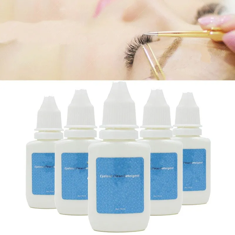 

10ML Eyelash Primer Cleaner Eye Lash Cleanser False Eyelashes Extension Primer Glue Clean Fake Lashes Extensions Makeup Tools
