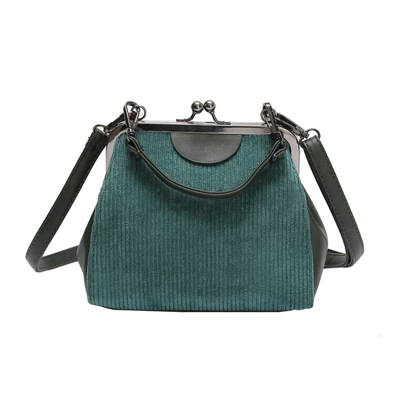

Women's Retro Handbag Shoulder Bag Crossbody Satchel Bags Velvet Chain Purse Free Shipping