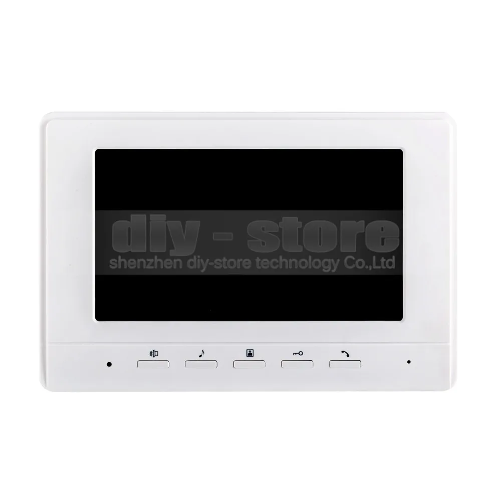 Видеодомофон DIYSECUR 7 дюймов 700TV линия ИК камера ночного видения HD для дома офиса