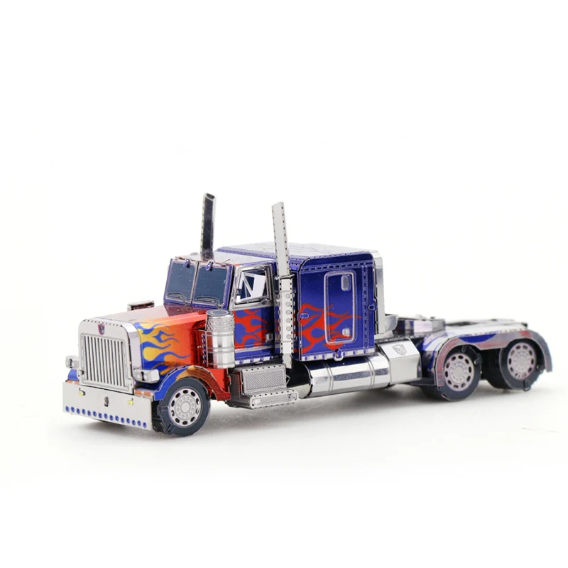 Tanie 3D DIY puzzle metalowe Model autoboty ręcznie montaż cięcia puzzle kolekcjonerskie zabawki edukacyjne dla dorosłych dzieci prezenty